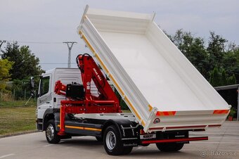 MERCEDES ATEGO 1218 TŘÍSTRANNÝ SKLÁPĚČ HYDRAULICKÁ RUKA EU4 - 6