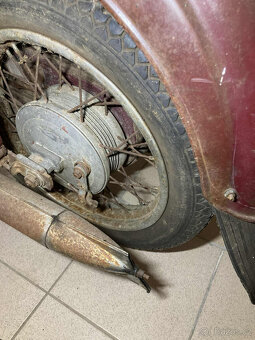 Jawa 250/353 kývačka 1956 - blatníky jako půlbuben - 6