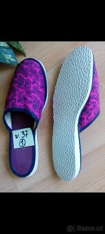 Retro pantofle na chození "po dvorku" - 6