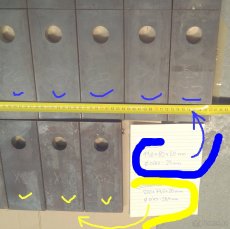 Kalené kladívko do kladívkového štěpkovače / drtiče 20x8x2cm - 6