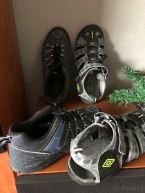 Boty zn.MEMPHIS vel.38,polootevřené vel.39 zn.Umbro - 6