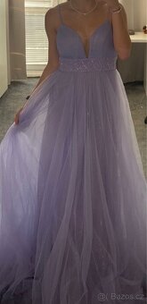 Světle fialové šaty - 6