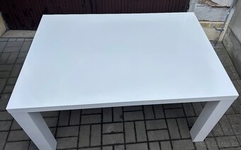 Stůl bílý lesklý IKEA TORESUND - 6