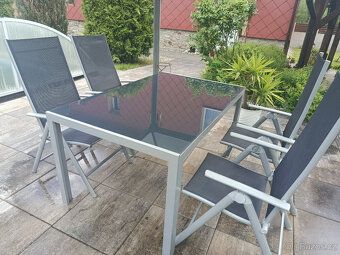 Hliníkový zahradní set pro 4 osob - 6