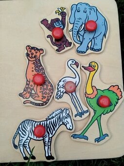 Dřevěné puzzle - 6