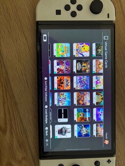 Nintendo Switch OLED White + 11 her + 128GB karta + záruka - 6