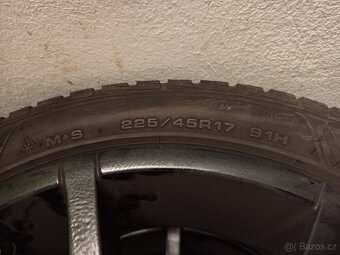 R17 Alu kola, zimní pneu - 6