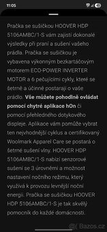 Pračka Hoover HDP 5106AMBC/1-S, pračka se sušičkou - 6