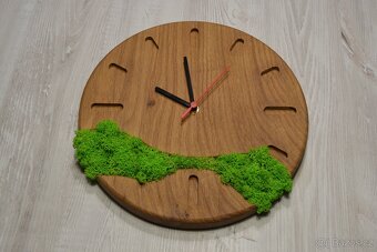 Dřevěné hodiny, mechové hodiny - 6