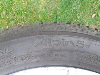 ALU kola R17 5x120 BMW 5 E60 E61 zimní sada ET20 - 6