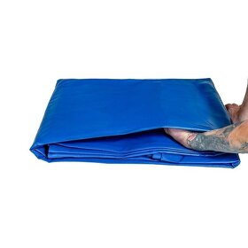 Zakrývací plachta KATARO modrá PVC 500g/1m² - 6