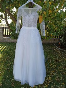 Svatební šaty - XS - 6