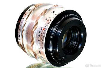 Meyer Tessar 2,8/50 RED T 1Q M42 12-lamelový TOP STAV - 6
