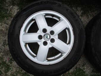 Alu kola 5x100 R15 pneu letní 195/65 R15 - 6