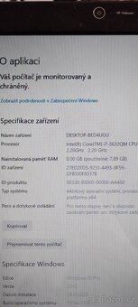 Prodám notebook HP Pavilon G7, nefunkční monitor a prasklý k - 6