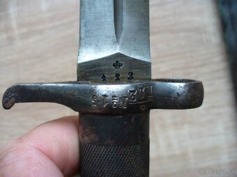 Stary-krasny svedsky bajonet-ORIGINAL. - 6