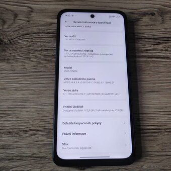Xiaomi Redmi 15 5G-6.9"IPS/ 4GB+2GB/128GB Midnight Black - 6