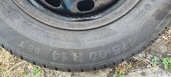 Prodám celá kola 5x100 pneu 175/80/14 99% - 6