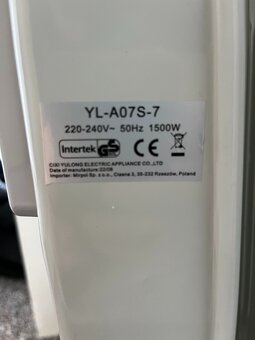 Olejový radiátor Mirpol 1500W - 6