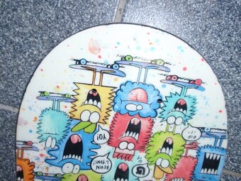 PĚKNÝ SNOWBOARD BURTON CHOPPER 110 CM+VÁZÁNÍ BURTON - 6