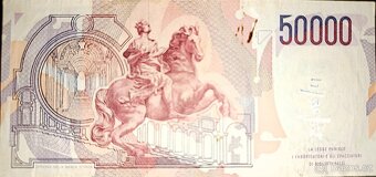 Italské bankovky 1000 - 100 000 lir 1983 - 1997 - 6