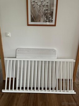 Dětská postýlka - pinie bílá - 6