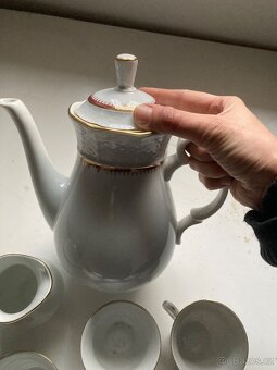 Porcelánový set Thun hnědý - 6