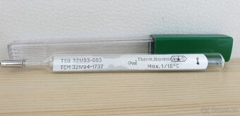 RTUŤOVÝ TEPLOMĚR LÉKAŘSKÉ RETRO EXATHERM - 6