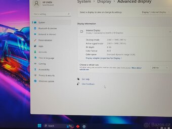 HP OMEN 17,3" 240Hz_2K, RTX 4060 8GB, 32GB DDR5 - 6
