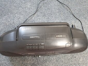 SHARP QT-CD7L(GY)rádio boombox - 6