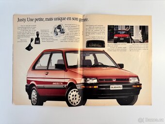 Prospekt Subaru rok 1990 francie - 6