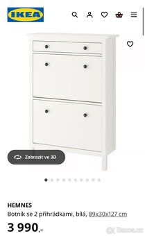 Botník IKEA Hemnes - 6