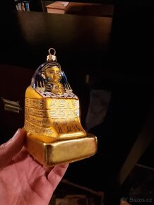 Prodám atypické vánoční ozdoby ručně malované, Egypt, baňky - 6
