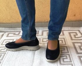 Zdravotní baleríny Leons Leona - Modrá vel. 37 - 6