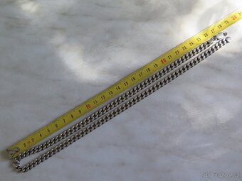 Masivní pánský řetízek a náramek - stříbro 925 - 6