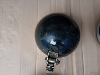 Mlhovky kovové kulaté PAL, černé, nepoužité - 6