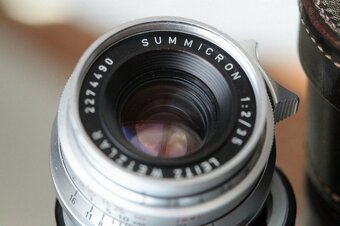 Objektiv Leica M 35mm 2.0 Summicron stříbrný, 8 členů, se sl - 6