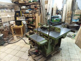 Trojkombinace BAUERLE  – litinová pila / frézka / dlabačka - 6