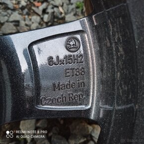 Orig.alu disky ŠKODA FABIA 15" - 6