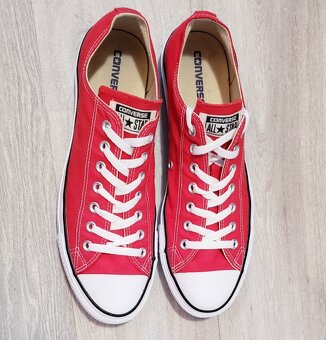 Pánské boty Converse All Star Ox Červené Tenisky Vel. 45 - 6