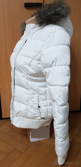 Bílá zimní bunda Lee Cooper vel. M - 6