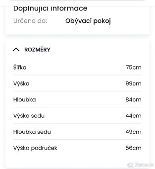 Relaxační TV křeslo s elektr. polohováním - 6