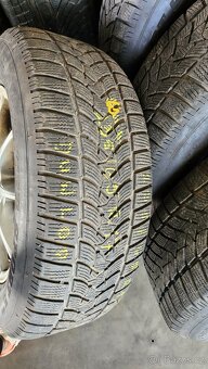 orig. alu kola Mercedes 17" + pneu Dunlop winter sport - 6