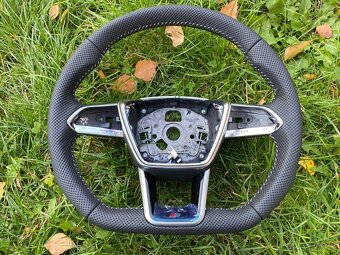 AUDI A6 A7 C8 Q8 S8 ETRON VOLANT kozeny zkoseny / vyhrievany - 6