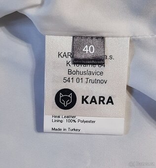 DÁMSKÁ KOŽENÁ BUNDA KARA - 6