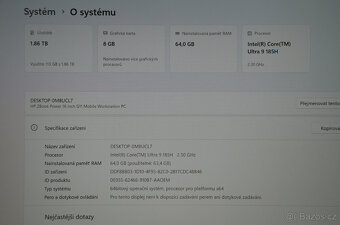 ZBook Power 16" G11 i9/64GB/SSD 2TB/RTX2000 8GB - 6