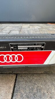 Elektrokoloběžkou eScooter AUDI - 6