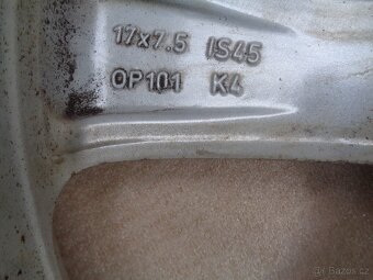Alu kola/disky 5x115 r17 Originál Opel - 6