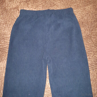 tepláky flísové, velikost 146-152 - 6