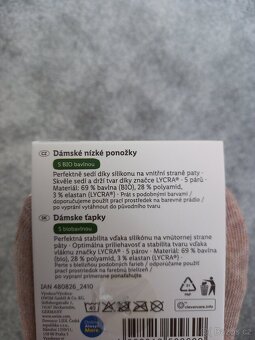 Damske nizke ponozky s bio bavlnou Esmara 16ks - 6